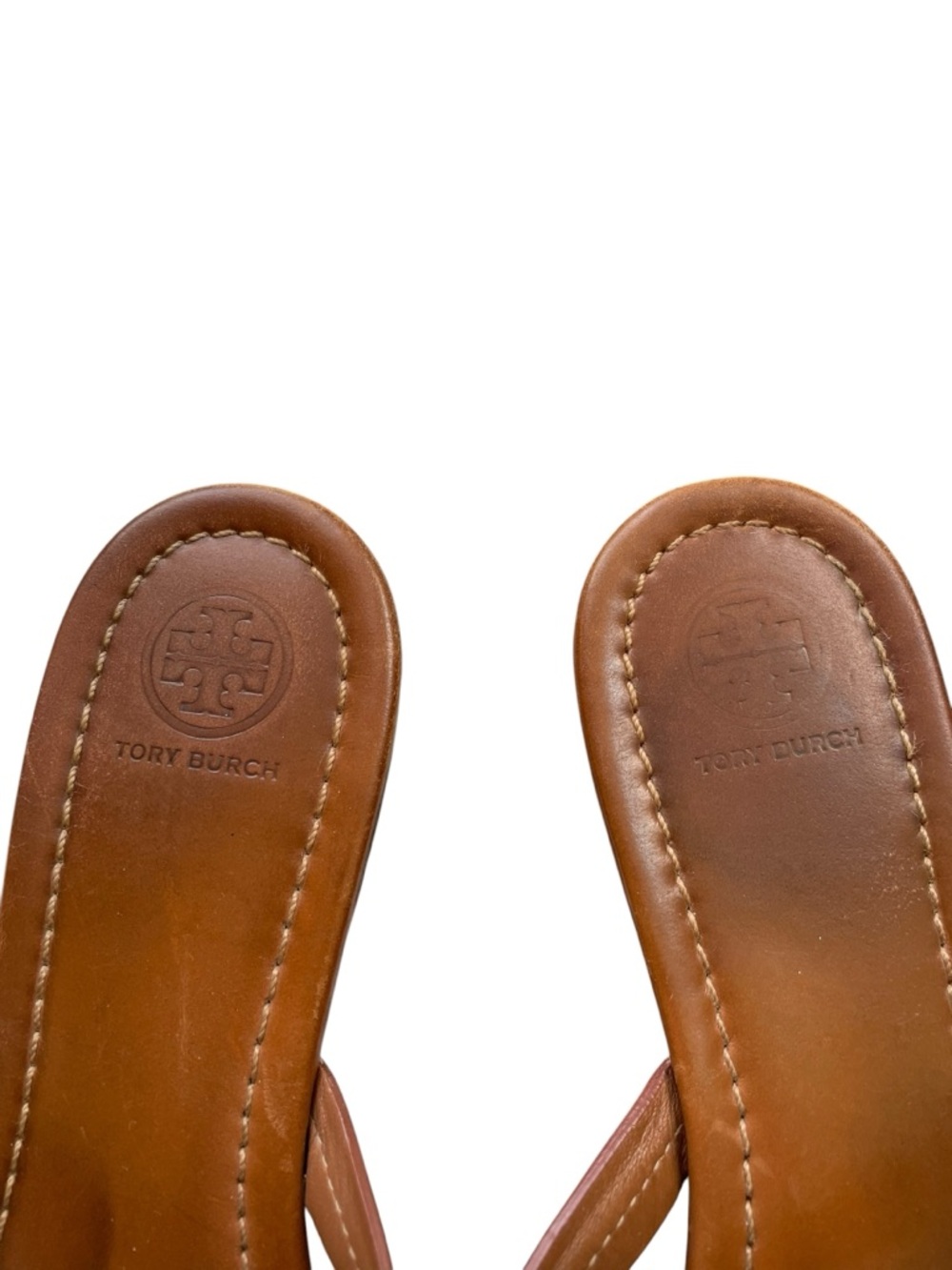 Tory Burch Women's Miller Leather Thong Sandals - Vintage Vanchetta - Picture 3 of 5